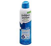 Goddess Garden Sport Spf 30 Natural Sunscreen Continuous Spray Can - 6 Oz