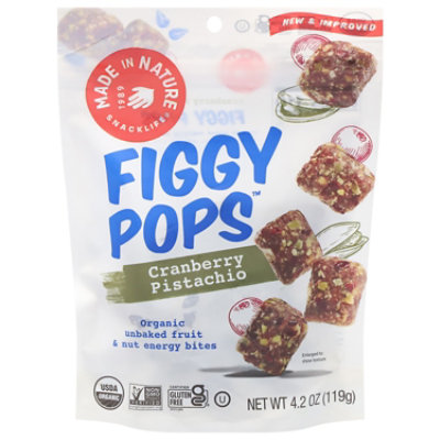 Made In Nature Organic Cranberry Pistachio Figgy Pops - 4.2 Oz. - Image 3