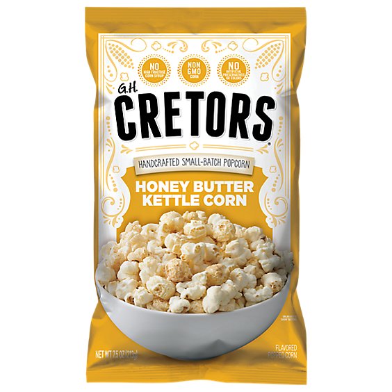 Cretors Popped Corn Honey Butter Kettle Corn - 7.5 Oz