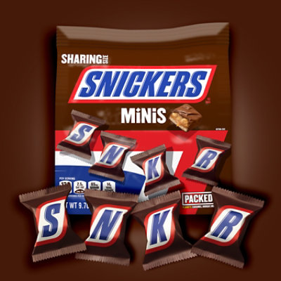 Snickers Mini Size Milk Chocolate Candy Bars Bag - 9.7 Oz - Image 3