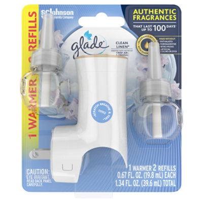 Glade Piso Clean Linen 2rfl Wmr - 1.34 Fl. Oz.