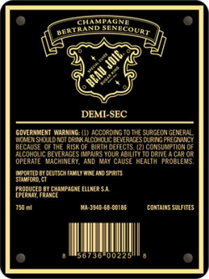 Beau Joie Demi Sec Sugar King Wine - 750 Ml - Image 3