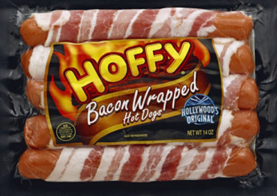 Hoffy Bacon Wrapped Hot Dogs - 14 Oz - Image 2