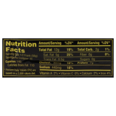Hoffy Premium Beef Franks Big Dog - 13.5 Oz - Image 3
