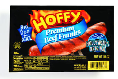 Hoffy Premium Beef Franks Big Dog - 13.5 Oz - Image 1