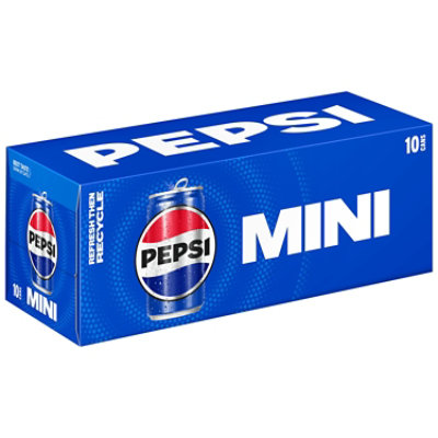 Pepsi Soda Mini -10-7.5 Fl. Oz.