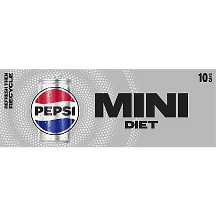 Pepsi Diet Soda Mini - 10-7.5 Fl. Oz. - Image 3