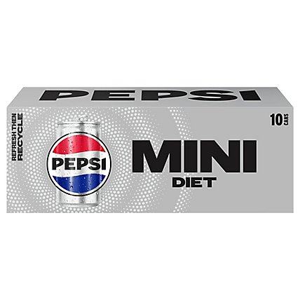 Pepsi Diet Soda Mini - 10-7.5 Fl. Oz. - Image 2
