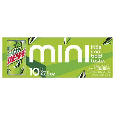 Mtn Dew - 10-7.5 Fl. Oz. - Image 1