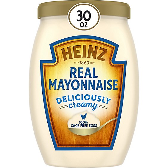 Heinz Deliciously Creamy Real Mayonnaise Jar - 30 Fl. Oz.