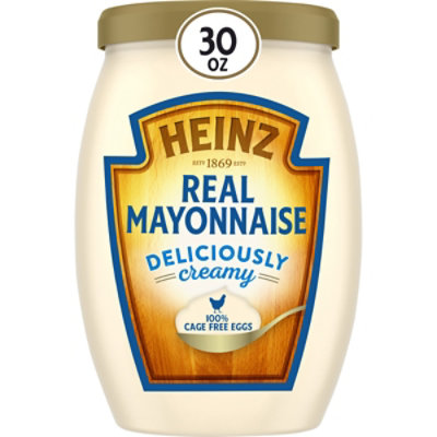 Heinz Deliciously Creamy Real Mayonnaise Jar - 30 Fl. Oz.