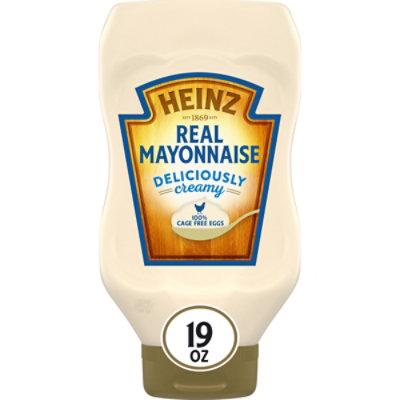 Heinz Deliciously Creamy Real Mayonnaise Bottle - 19 Fl. Oz.