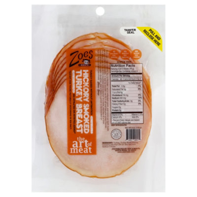 Zoes Hickory Smkd Turkey Slcd - 6 Oz