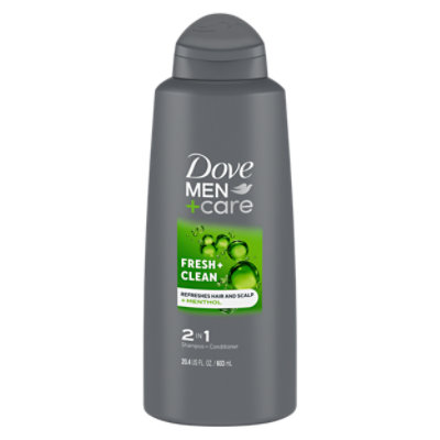 Dove Men+Care Shampoo + Conditioner 2 in 1 Fresh & Clean - 20.4 Fl. Oz. - Image 3