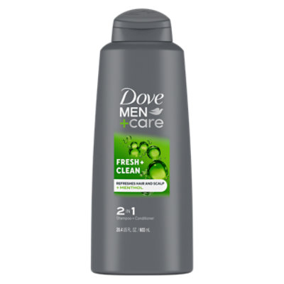 Dove Men+Care Shampoo + Conditioner 2 in 1 Fresh & Clean - 20.4 Fl. Oz. - Image 1