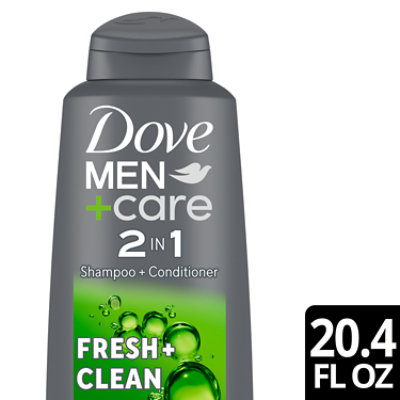 Dove Men+Care Shampoo + Conditioner 2 in 1 Fresh & Clean - 20.4 Fl. Oz. - Image 2