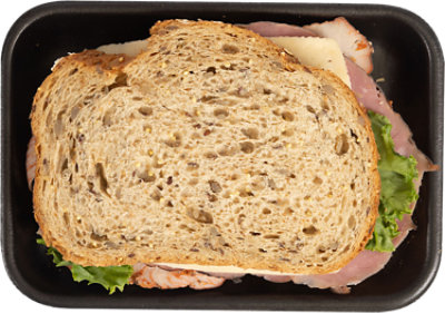 ReadyMeals Boars Head Ham and Turkey with Havarti Sandwich - Each - Image 1