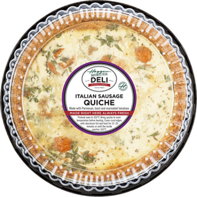 Haggen Italian Sausage Quiche - Made Right Here Always Fresh - Image 1