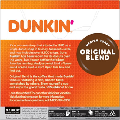 Dunkin Donuts Kcup Original Coffee - 32 Count - Image 7