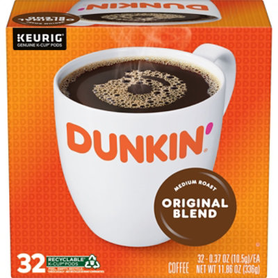 Dunkin Donuts Kcup Original Coffee - 32 Count - Image 1