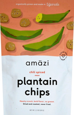 Amazi Chili Spiced Plantain Chips - 2.2 Oz - Image 2
