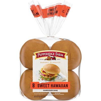 Pepperidge Farm Bakery Classics Sweet Hawaiian Hamburger Buns - 14.5 Oz - Image 1