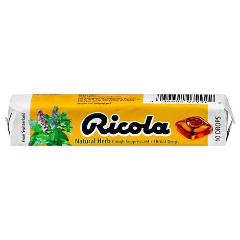 Ricola Cough Drop Stick Orig Herb - 10 Piece