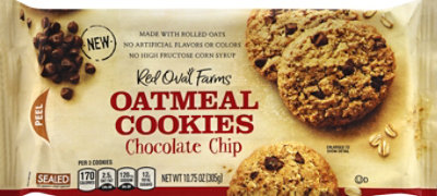 Red Oval Farms Cookies Oatmeal Chocolate Chip - 10.75 Oz