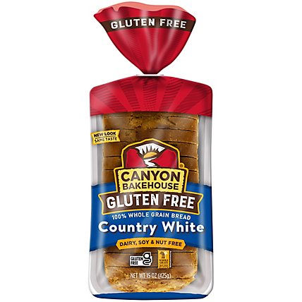 Canyon Bakehouse Country White Gluten Free 100% Whole Grain Sanwich Bread Fresh - 15 Oz - Image 2