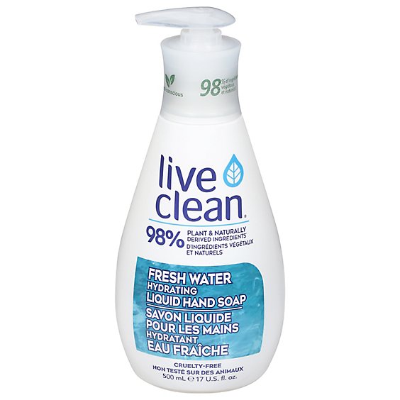 Live Clea Soap Liq Hand Fresh Water - 17 Oz