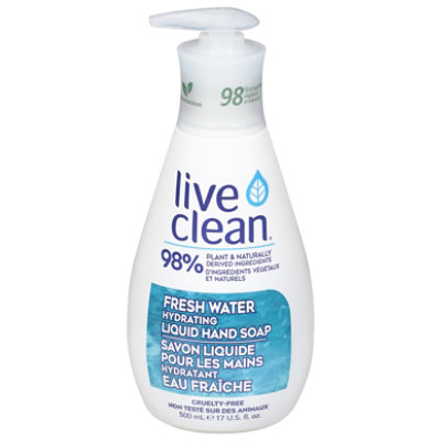 Live Clea Soap Liq Hand Fresh Water - 17 Oz