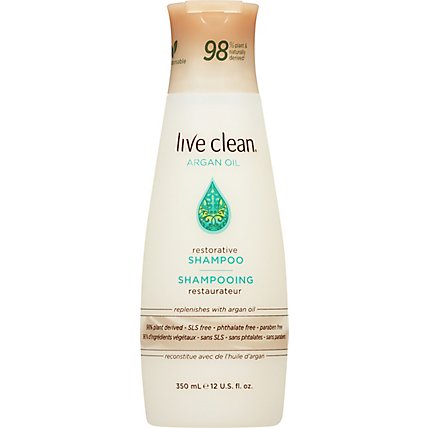 Live Clea Shampoo Argan Oil - 12 Oz - Image 2