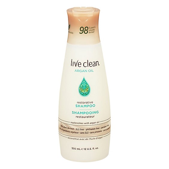 Live Clea Shampoo Argan Oil - 12 Oz