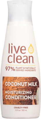 Live Clea Conditioner Coconut Milk - 12 Oz - Image 2