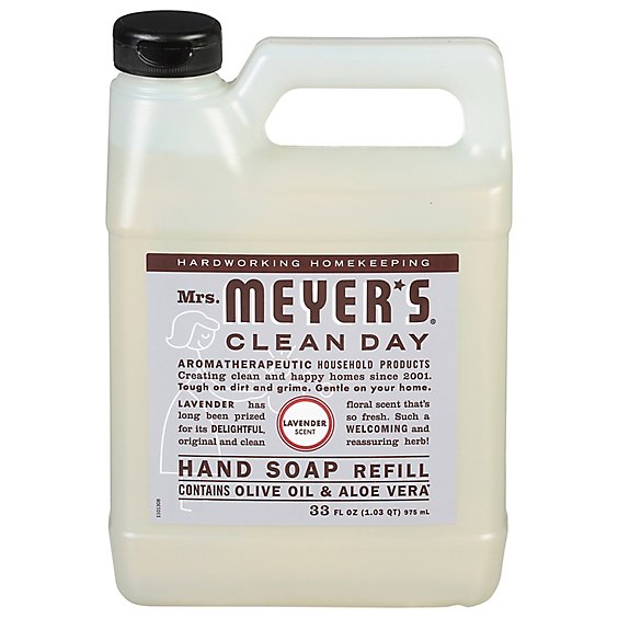 Mrs. Meyers Clean Day Hand Soap Refill Lavender Scent - 33 Fl. Oz.