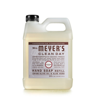 Mrs. Meyers Clean Day Hand Soap Refill Lavender Scent - 33 Fl. Oz. - Image 1