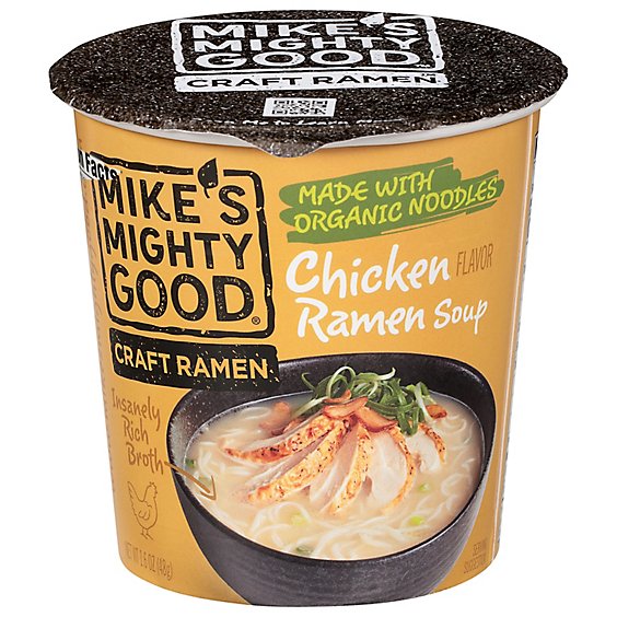 Mikes Mig Soup Cup Chicken Org - 1.6 Oz