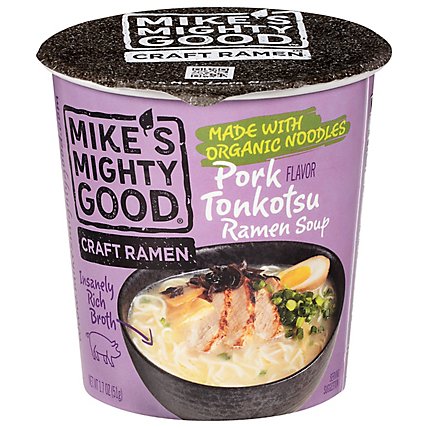 Mikes Mig Soup Cup Pork Tnkotsu Org - 1.7 Oz - Image 1