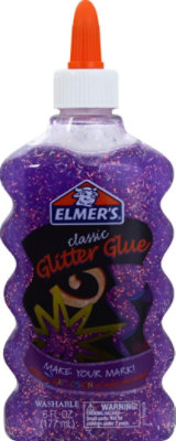 Elmers Glitter Glue Purple - 6 Oz - Image 2