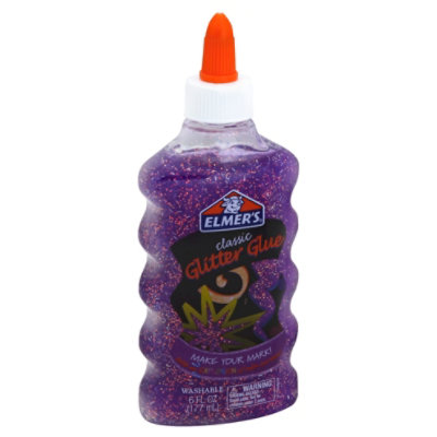 Elmers Glitter Glue Purple - 6 Oz - Image 1