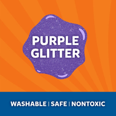 Elmers Glitter Glue Purple - 6 Oz - Image 3