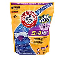 ARM & HAMMER Laundry Detergent Odor Blasters Triple Chamber Pouch - 40 Count
