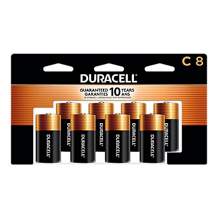 Duracell CopperTop C Alkaline Batteries - 8 Count - Image 1