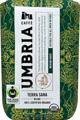 Caffe Umbria Terra Sana Fair Trade Whole Bean - 12 Oz - Image 2