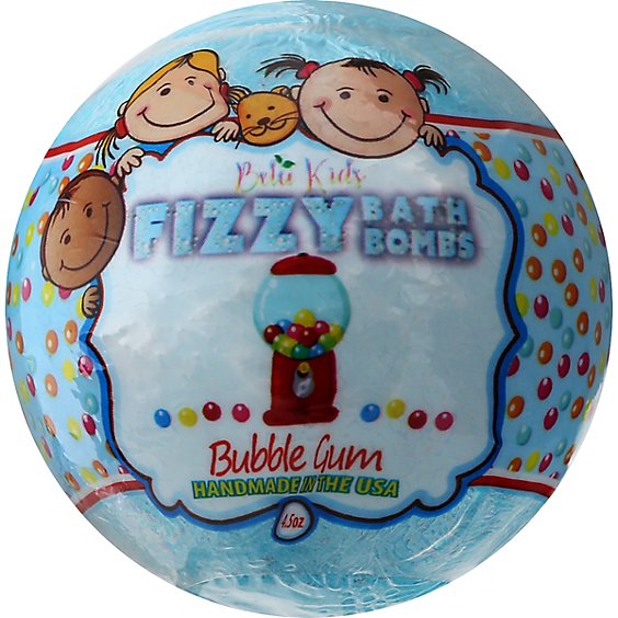 Bela Blue Bubble Gum Kids Bath Bombs - 4.5 Oz