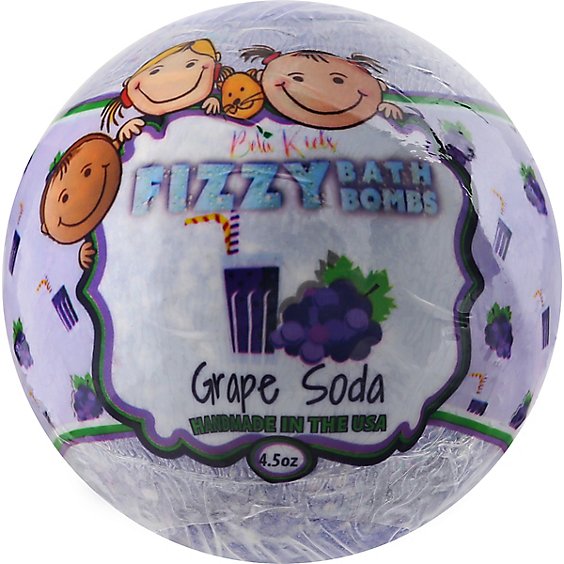 Bela Grape Soda Kids Bath Bombs - 4.5 Oz