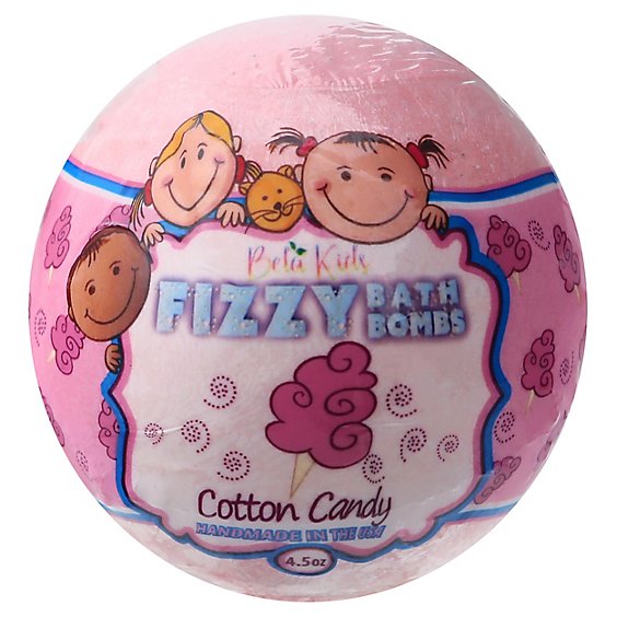 Bela Pink Cotton Candy Kids Bath Bombs - 4.5 Oz
