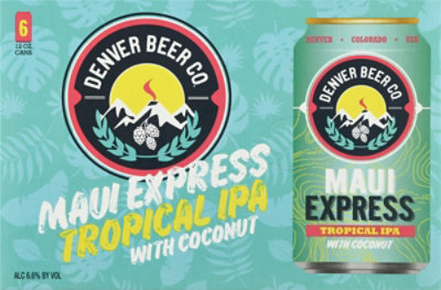 Denver Beer Maui Cocunut Ipa In Bottles - 6-12 Fl. Oz. - Image 2