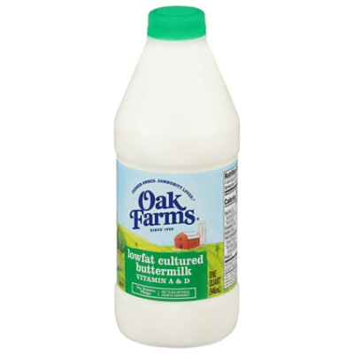 Oak Farms 1% Lowfat Buttermilk - 1 Quart - Image 4