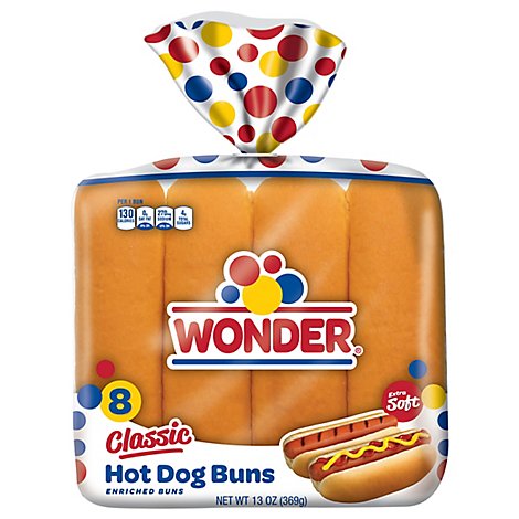 Wonder Hot Dog Buns - 13 Oz